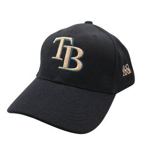 Tampa Bay Rays ALCS Champion 2008 Adjustable Baseball Cap MLB Blue Embroidered